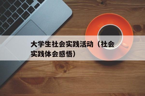 大学生社会实践活动（社会实践体会感悟）