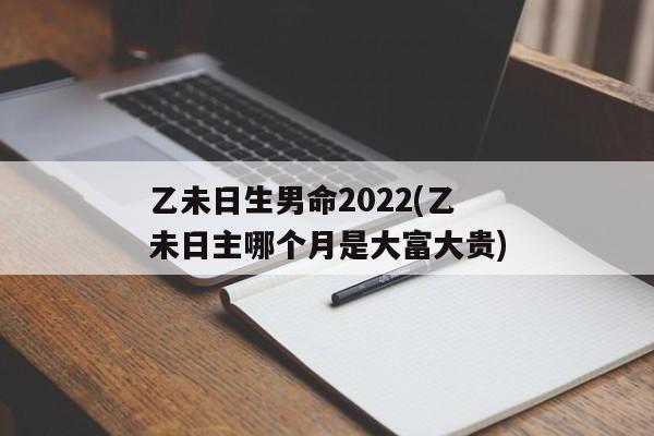 乙未日生男命2022(乙未日主哪个月是大富大贵)