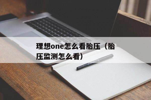 理想one怎么看胎压（胎压监测怎么看）